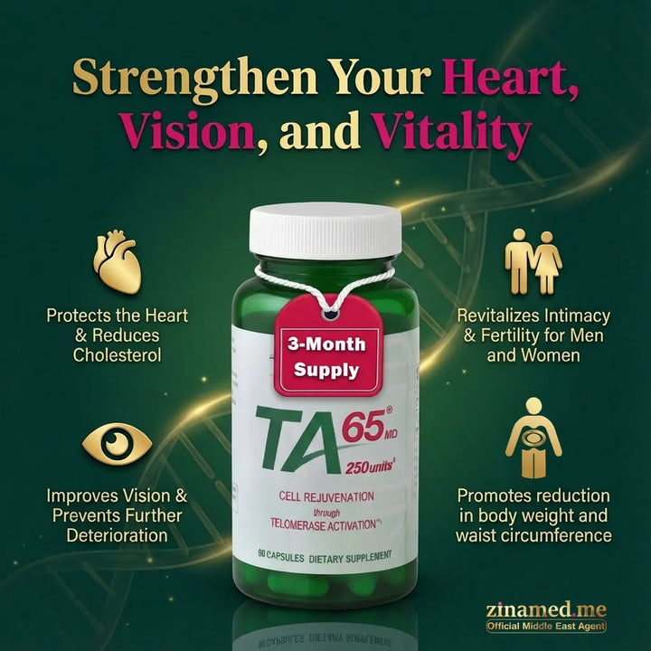 TA-65®  250 Units - 90 Capsules (3 Months Supply)