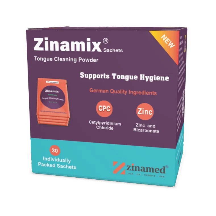 Zinamix Tongue Cleaning Powder 30 sachets